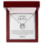 To My Amazing Mom Lucky Horseshoe Necklace