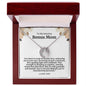 To My Amazing Bonus Mom Lucky Horseshoe Necklace