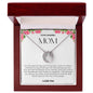 To My Amazing Mom Lucky Horseshoe Necklace
