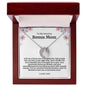 To My Amazing Bonus Mom Lucky Horseshoe Necklace