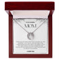 To My Amazing Mom Lucky Horseshoe Necklace