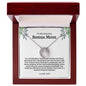 To My Amazing Bonus Mom Lucky Horseshoe Necklace