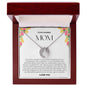To My Amazing Mom Lucky Horseshoe Necklace