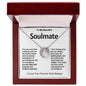 To My Beautiful Soulmate Lucky In Love Necklace