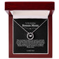 To My Amazing Bonus Mom Lucky Horseshoe Necklace