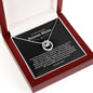 To My Amazing Bonus Mom Lucky Horseshoe Necklace