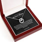 To My Amazing Bonus Mom Lucky Horseshoe Necklace