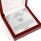 To My Amazing Mom Lucky Horseshoe Necklace