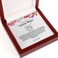 To My Amazing Bonus Mom Lucky Horseshoe Necklace