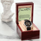Happy Birthday Men's Openwork Watch