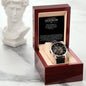 To Godson from God Parent Open Work Watch