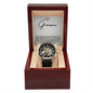 To My Groomsmen Openwork Watch