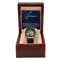 To My Groomsmen Openwork Watch