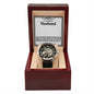 Husband Men's Openwork Watch