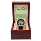 Happy Birthday Men's Openwork Watch