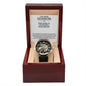 To Godson from God Parent Openwork Watch