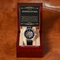 Stepped Up Dad Men's Watch