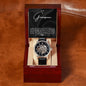 To My Groomsmen Openwork Watch