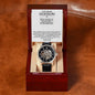 To Godson from God Parent Openwork Watch