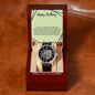 Happy Birthday Men's Openwork Watch