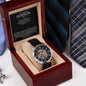 To Godson from God Parent Open Work Watch