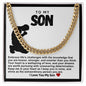 Son Cuban Chain Necklace- Kneeling Prayer