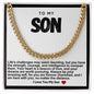 Son Cuban Link Chain - Always Be Your Amazing Self