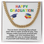 Happy Graduation Cuban Link Necklace