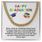 Happy Graduation Cuban Link Necklace