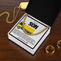 Son Cuban Chain Necklace- Yellow Dump Truck