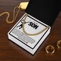 Son Cuban Chain Necklace- Tennis