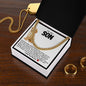 Son Cuban Chain Necklace- Puppy Dog