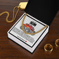 Son Cuban Chain Necklace- Red Monster Truck
