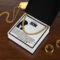 Son Cuban Chain Necklace- Praying Boy