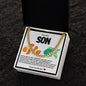 Son Cuban Chain Necklace Tiger Fish