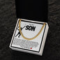 Son Cuban Chain Necklace- Tennis