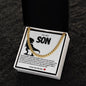 Son Cuban Chain Necklace- Dinosaur