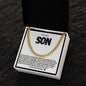 Son Cuban Link Chain- Embrace Life's Challenges