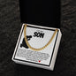 Son Cuban Chain Necklace- Kneeling Prayer