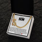 Son Cuban Chain Necklace- Kitten