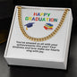 33 Happy Graduation Cuban Link Necklace