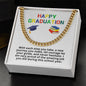 Happy Graduation Cuban Link Necklace