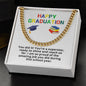 Happy Graduation Cuban Link Necklace