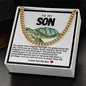 Son Cuban Chain Necklace- Sea Turtle