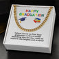 Happy Graduation Cuban Link Necklace