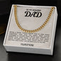 To My Amazing Dad Cuban Link Chain Necklace