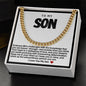 Son Cuban Link Chain- Embrace Life's Challenges