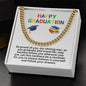 Happy Graduation Cuban Link Necklace