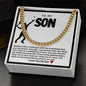 Son Cuban Chain Necklace- Tennis