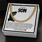 Son Cuban Chain Necklace- Kneeling Prayer